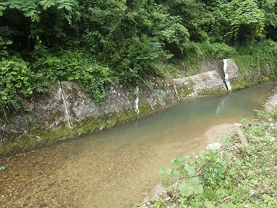 河川災害復旧工事　29-0623-10　施工前